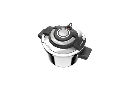 تصویر زودپز دسته دار استیل 6 لیتری دسینی